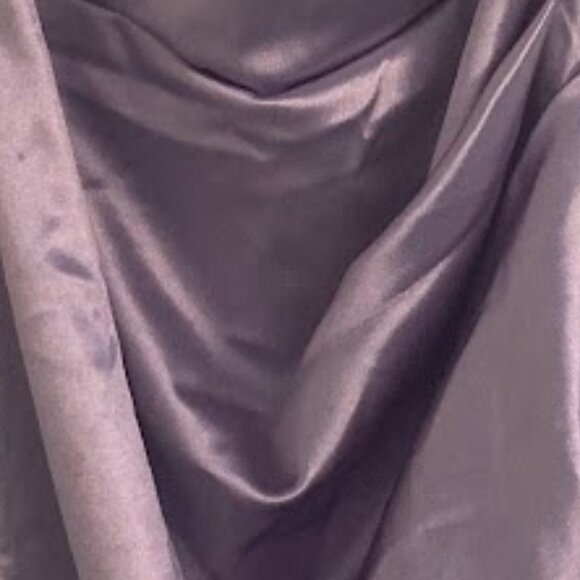 Light Purple Satin Dress - Picture 2 of 5